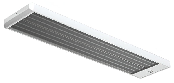 Elztrip EZ21731 Ceiling Mounted Radiant Heater, 1700W Electric Infrared Heater, 400V Commercial Heating Unit for Restaurants, Shops & Assembly Halls, Mid-Height Radiant Ceiling Heater, 1221 x 64 x 282 mm