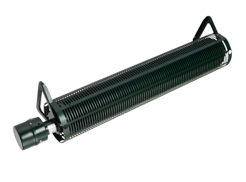 Frico 125-52B Ribbed Pipe Electric Convection Heater – 1150W, Wall or Floor Mount, Retro Dark Green Design