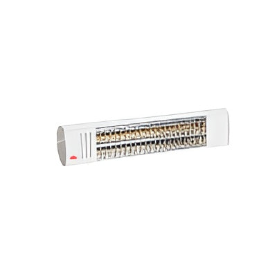IHG10W Infragold Halogen Infrared Heater – Outdoor Radiant Electric Heater, Wall-Mountable, White