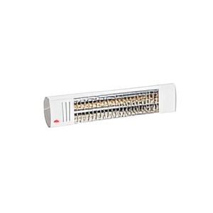 IHG10W Infragold Halogen Infrared Heater – Outdoor Radiant Electric Heater, Wall-Mountable, White