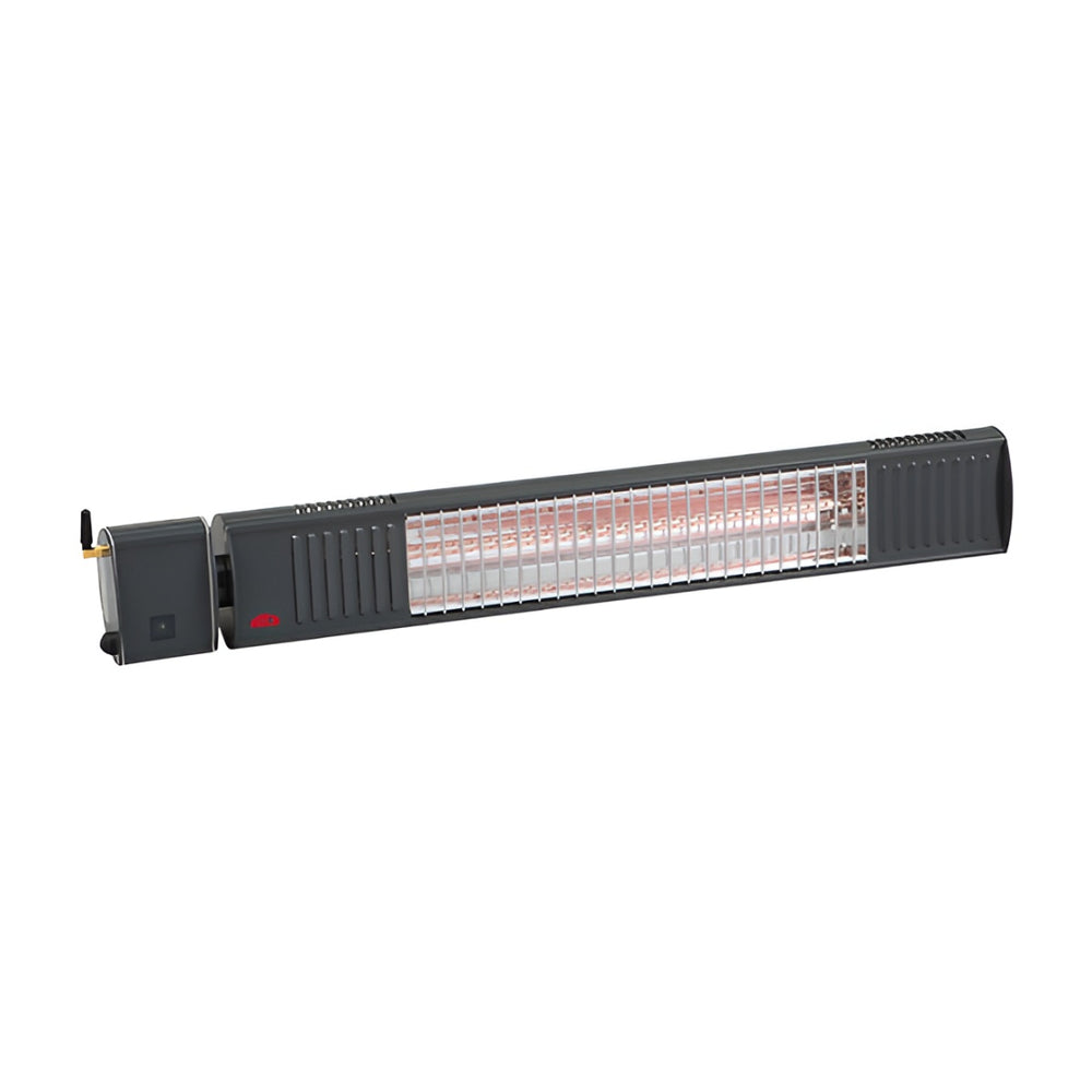 Frico Infrasmart IP67 Halogen Infrared Outdoor Heater – 1500W, Smart App & Remote Control, Black, L710 x H125 x W100mm, Model IHS15B67