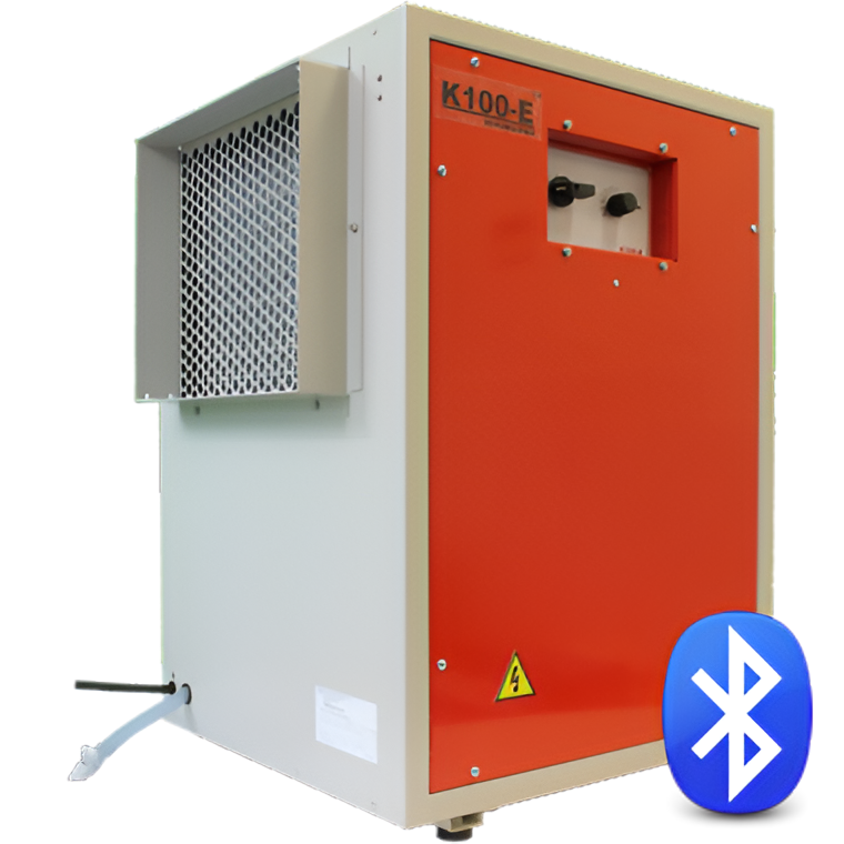 Ebac K100E Commercial Static Dehumidifier 230V – Floor Standing or Wall Mounted Industrial Dehumidifier, 36L/Day Moisture Extraction, Built-In Humidistat & High Lift Condensate Pump