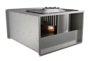KTEX 50-30-4 Rectangular Duct Fan – ATEX Explosion Proof, Galvanised Steel, 3-Phase 400V, 2,550m³/h