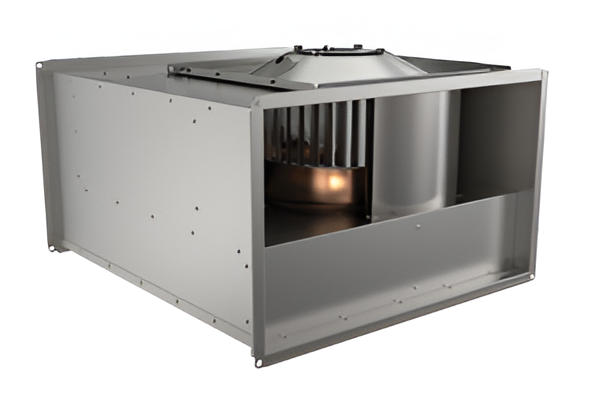 KTEX 50-25-4 ATEX Rectangular Duct Fan – 3-Phase, Explosion-Proof, 250x500mm Connections, 1,800 m³/h, Galvanised Steel, 400V
