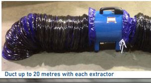 MB2000 Industrial Floor Fan – 14,400m³/hr Steel Cooling Fan with Locking Castors, 110V, 600mm Blade, Mighty Breeze