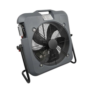 Mighty Breeze MB50 Industrial Floor Fan – High Velocity 500mm Cooling Fan, 230V, Variable Speed, ABS Body, 18kg, Black