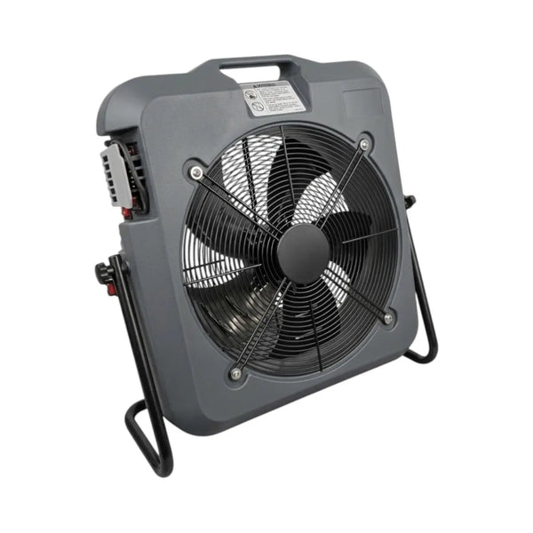 Mighty Breeze MB50 Industrial Floor Fan – High Velocity 500mm Cooling Fan, 230V, Variable Speed, ABS Body, 18kg, Black