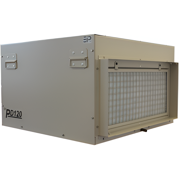Ebac PD120 Industrial Dehumidifier 230V – Floor Standing/Wall Mounted Static Dehumidifier with 75L/Day Extraction, 850m³/h Airflow, Built-In Condensate Pump