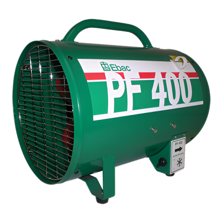 PF400 Portable Axial Ventilation Fan 230V – Heavy Duty Power Ventilator, 3500 m³/h Airflow, Industrial Air Mover for Cooling, Extraction & Ventilation