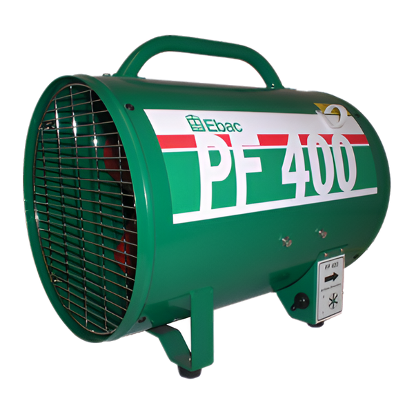 PF400 Portable Axial Ventilation Fan 230V – Heavy Duty Power Ventilator, 3500 m³/h Airflow, Industrial Air Mover for Cooling, Extraction & Ventilation