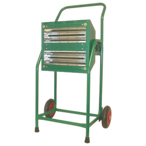 Portable Infrared Radiant Heater 3kW | Ceramic or Quartz Halogen | Instant Directional Heat | Lightweight & Robust | QZI3000