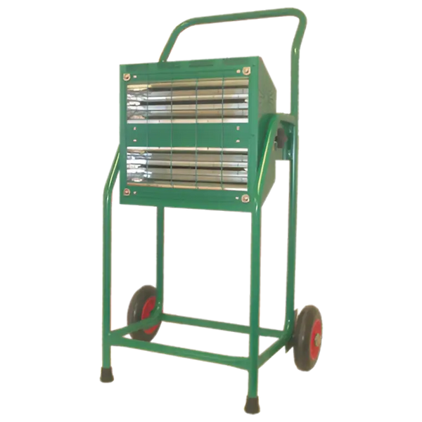 Portable Infrared Radiant Heater 3kW | Ceramic or Quartz Halogen | Instant Directional Heat | Lightweight & Robust | QZI3000