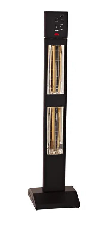 Portable Vertical Infrared Radiant Heater 3000W – Halogen Electric Tower Heater with Aluminium Reflector, Tip-Over Safety Guard, Indoor Outdoor Patio Garage Heating, IP24 Rated