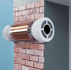 PRANA 210G ERP PRO Single Room Heat Recovery Ventilation Unit – Decentralised MVHR Wall Mounted Ventilation System, Energy Efficient Air Recovery, 210mm Diameter