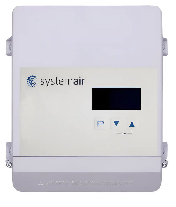 PXDM 10A Analogue Fan Speed Controller with Internal Display – Stepless Phase Cutting Motor Controller for 3~400V 50/60Hz Fans with Motor Protection | Systemair Compatible