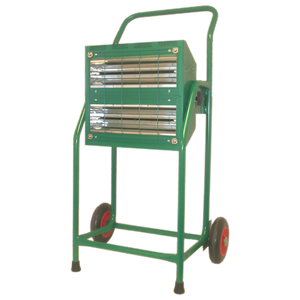 Portable Infrared Radiant Heater 3kW | Ceramic or Quartz Halogen | Instant Directional Heat | Lightweight & Robust | QZI3000