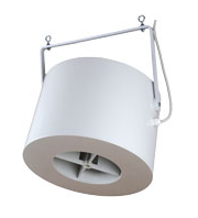 Puravent Airius Model R20 Retail Series Destratification Fan, 1,053m³/h, 30W, 3-9m Ceiling Height, White