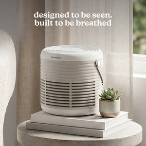 WhisperPure Comfort True HEPA Air Purifier with Activated Carbon Filter, Quiet 3-Speed Operation, Essential Oil Tray, 42m² Coverage