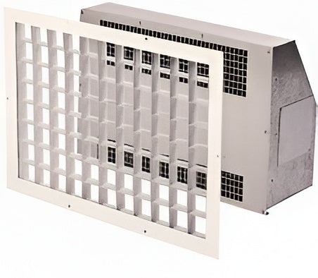CIH RCHB-3210 Ceiling Mounted Fan Heater – 3kW Surface Mounted Electric Heater, 230V, Light Grey Textured Finish, Ideal for Offices & Commercial Spaces