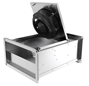 RS 40-20 L Sileo Box Duct Fan – High Efficiency Rectangular Ventilation Fan, Backward-Curved Impeller, Quiet Operation, Max Airflow 1,267 m³/h