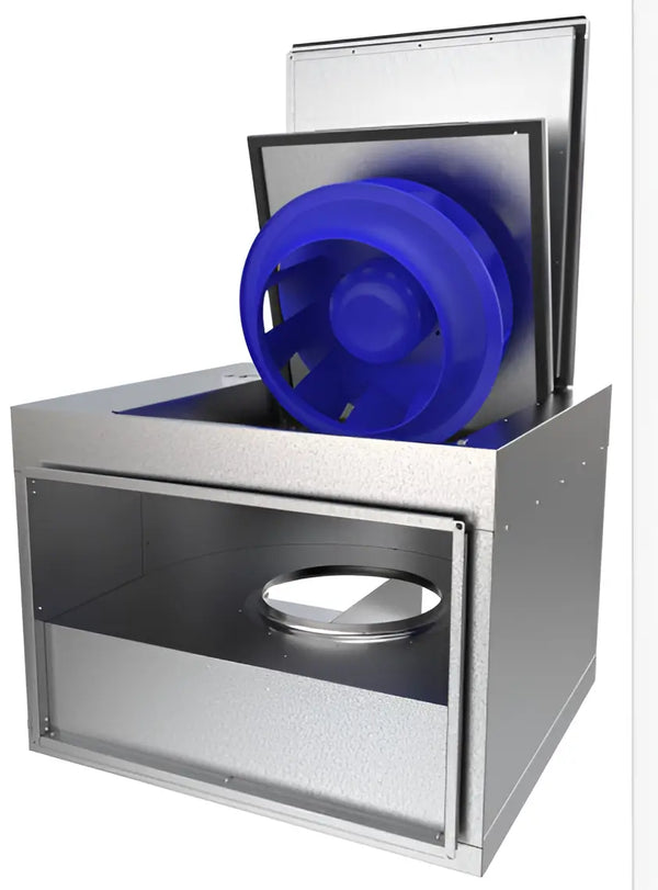 RSI 60-35 L1 Sileo Rectangular Duct Fan– 600x350mm, 3,800m³/h, 230V, 490W, Thermally & Acoustically Insulated, Galvanised Steel