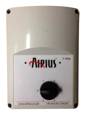 5 Amp Speed Controller for 230V Fans and Pumps with 5-Step Manual Control