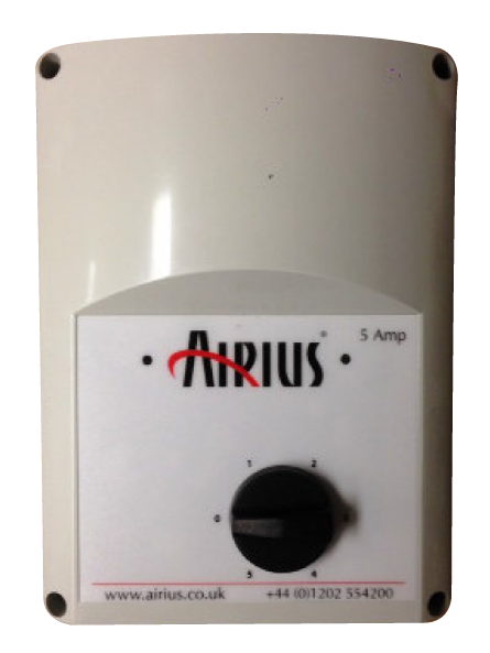 5 Amp Speed Controller for 230V Fans and Pumps with 5-Step Manual Control