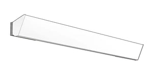 Slim Wall-Mounted Radiant Electric Heater – Thermoplus ECVTN70021, 700W, White Enamel, Low-Mounted Draft Protection with Built-In Thermostat, IP44 Rated