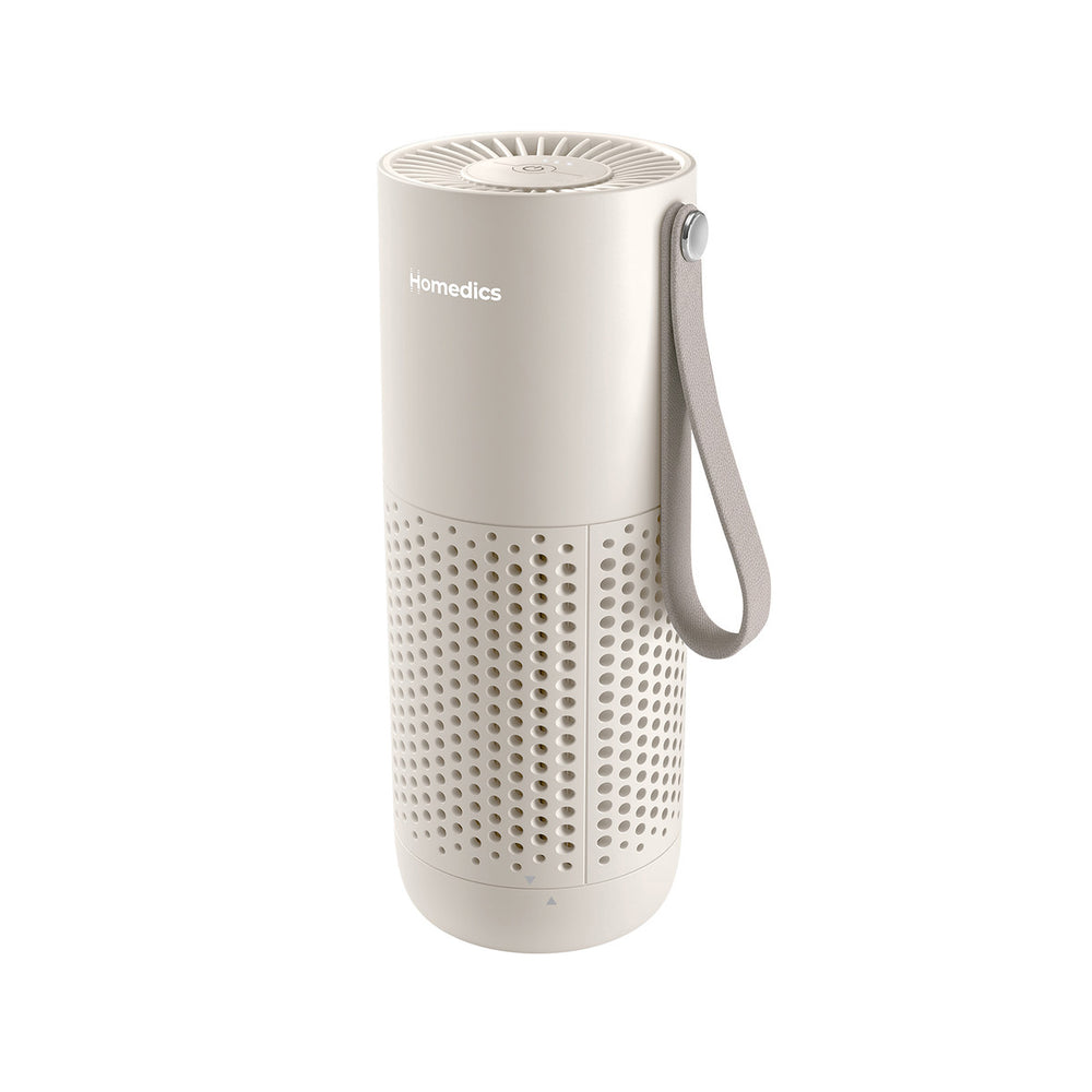 WhisperPure Mini Personal Air Purifier with 3-in-1 HEPA-Type Filter, USB-C Rechargeable, Portable Cordless Air Cleaner, 3 Fan Speeds & Essential Oil Tray