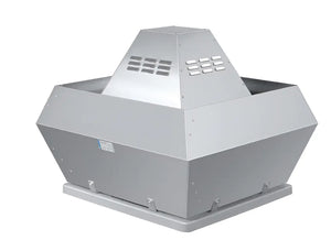 Systemair DVN 450D4 IE3 Centrifugal Roof Fan – Direct Driven, 120°C Continuous, Vertical Discharge, 6,080m³/h, Seawater-Resistant Aluminum, Powder-Coated Steel Frame