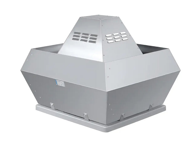 Systemair DVN 450D4 IE3 Centrifugal Roof Fan – Direct Driven, 120°C Continuous, Vertical Discharge, 6,080m³/h, Seawater-Resistant Aluminum, Powder-Coated Steel Frame