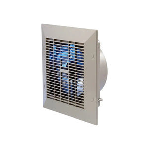 Systemair ES9P Commercial Panel Fan – 9" Speed Controllable, Reversible, Thermo-Shutter, ABS Wall Panel Fan for Offices, Restaurants & Refurbishments – Grey