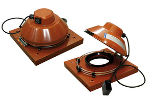 Systemair TFSK 200 EC Sileo Red Roof Fan – 230V Single Phase Centrifugal Ventilation Fan, 778m³/h Airflow, Energy Efficient EC Motor, Speed Controllable Extract Fan