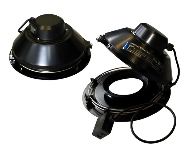 Systemair TFSR 315L Roof Fan Black – Direct Driven Centrifugal Roof Exhaust Fan, Single Phase 230V, 1,598 m³/h Airflow, Speed-Controllable Ventilation Fan