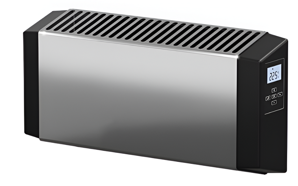 Thermowarm TWSC310 Stainless Steel Electric Convection Heater | Mini Radiator with Digital Control & Smart Thermostat | IP54 Wall-Mounted Industrial & Bathroom Heating